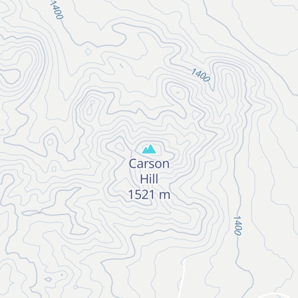 Map of Carson Hill