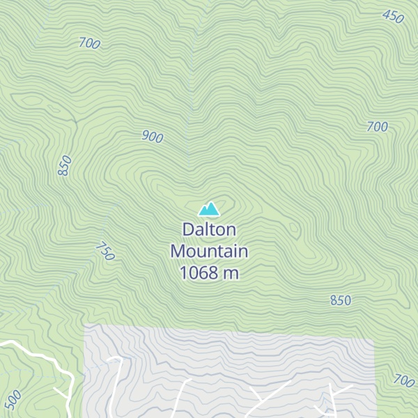 Map of Dalton Mountain