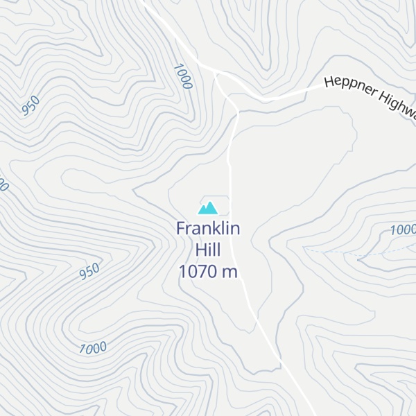 Map of Franklin Hill