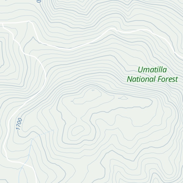 Map of Arbuckle Mountain