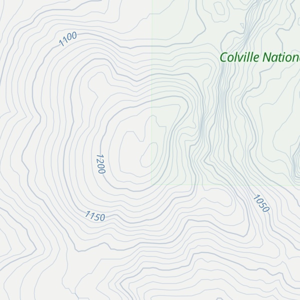 Map of Island Mountain