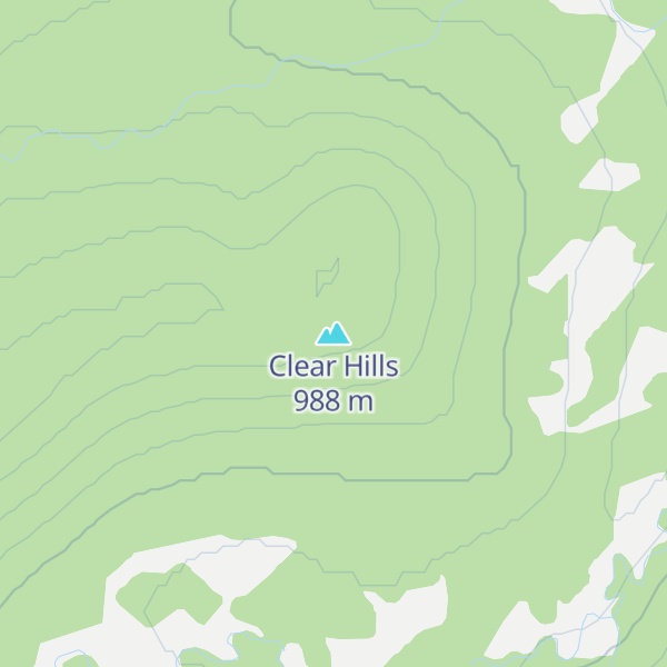 Map of Clear Hills