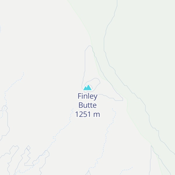 Map of Finley Butte