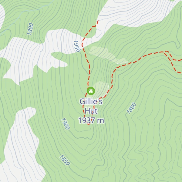 Map of Gillie's Hut