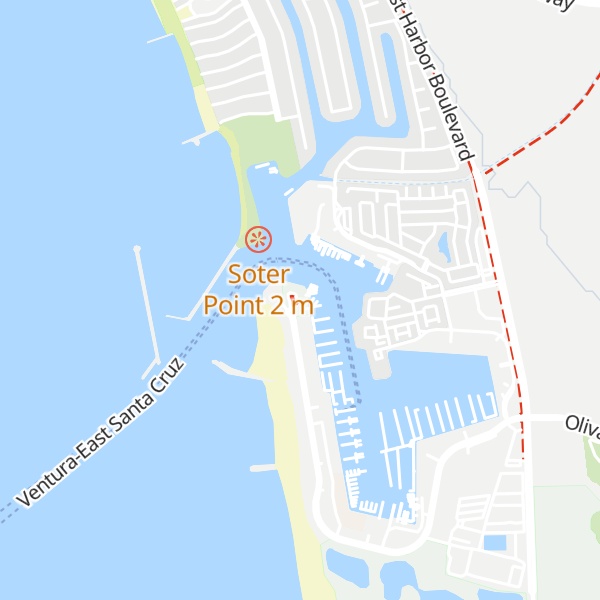 Map of Robert J. Lagomarsino Visitor Center at Channel Islands National Park