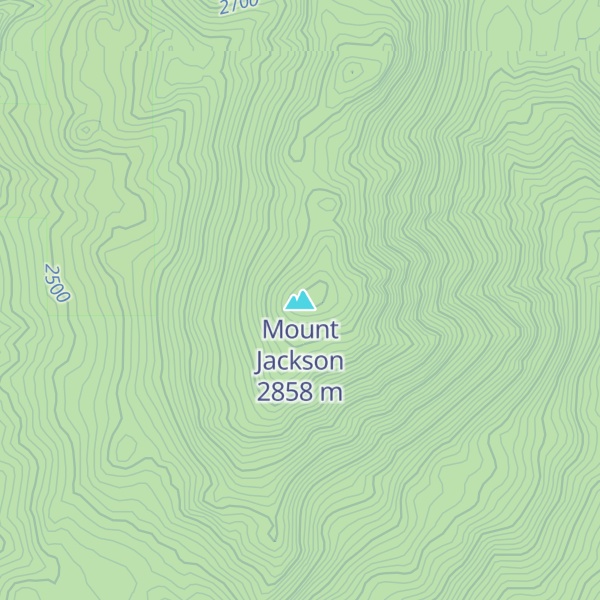 Map of Mount Jackson