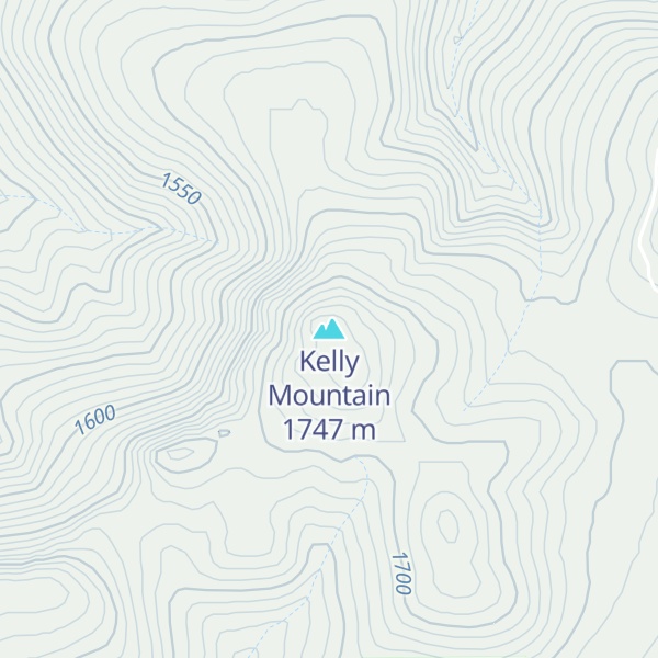 Map of Kelly Mountain