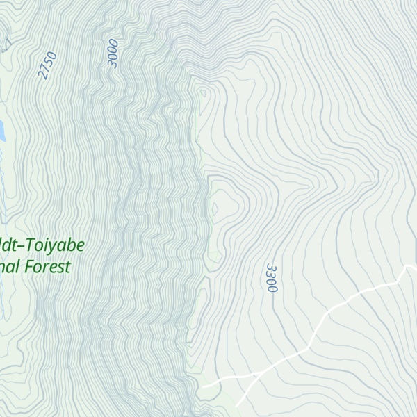 Map of Kavanaugh Ridge