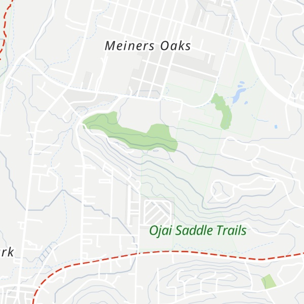 Map of Krotona Hill