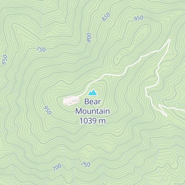 Map of Bear Mountain