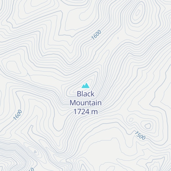 Map of Black Mountain