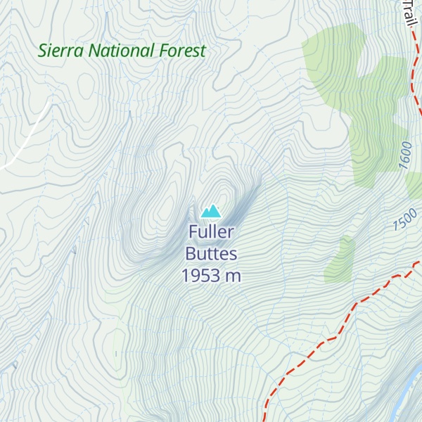 Map of Fuller Buttes