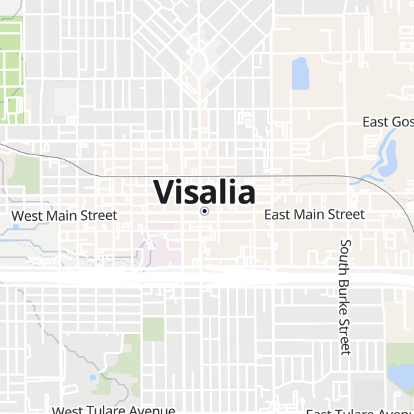 Map of Visit Visalia