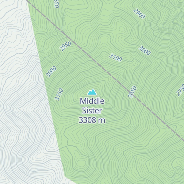 Map of Middle Sister