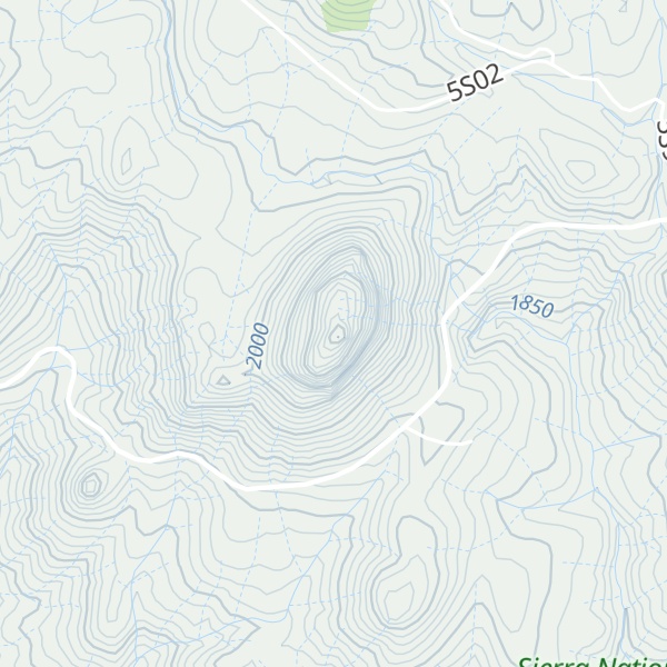 Map of Jackass Rock