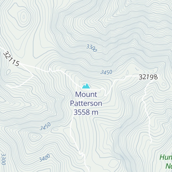 Map of Mount Patterson