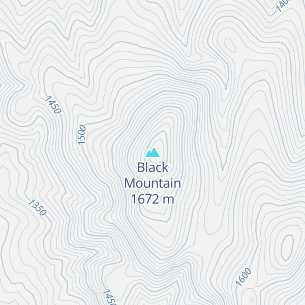 Map of Black Mountain
