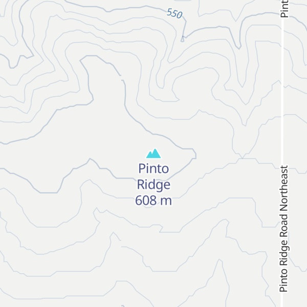 Map of Pinto Ridge