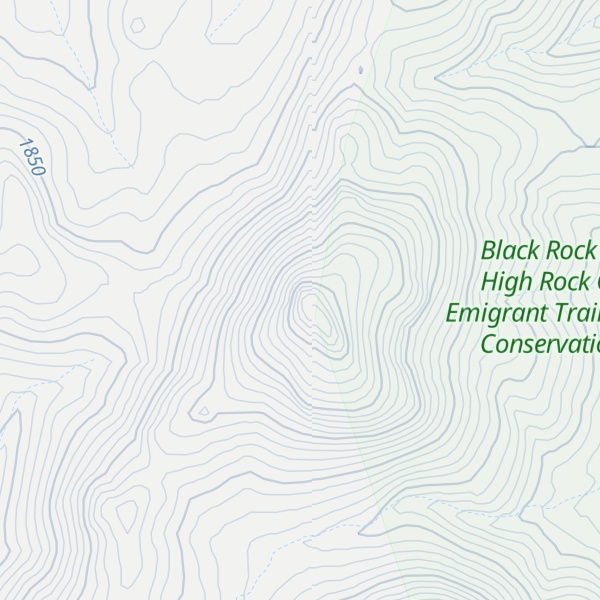 Map of Sheep Peaks North