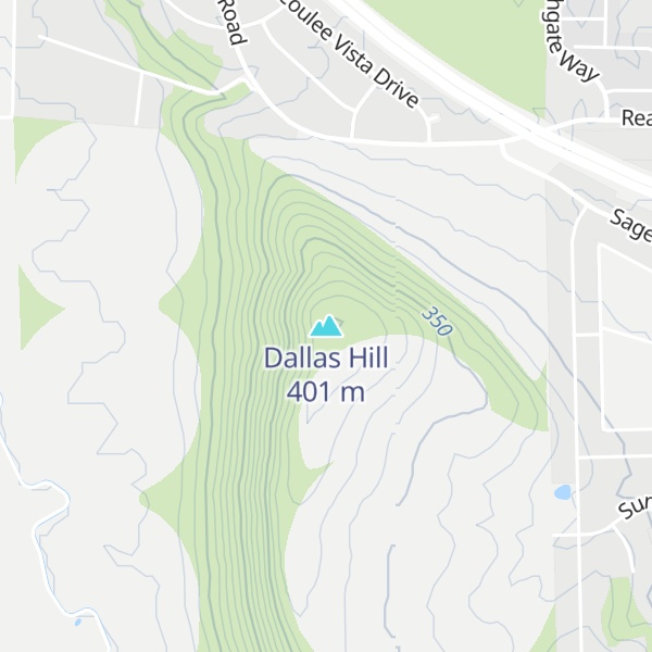 Map of Dallas Hill
