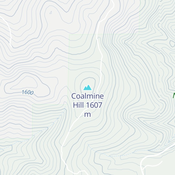 Map of Coalmine Hill