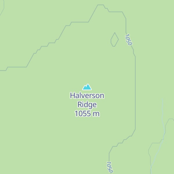 Map of Halverson Ridge