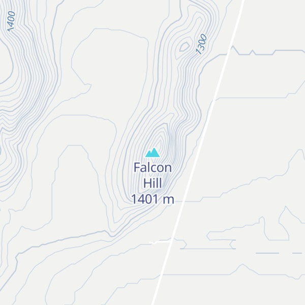 Map of Falcon Hill