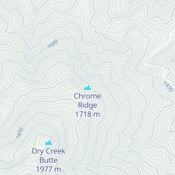 Map of Chrome Ridge