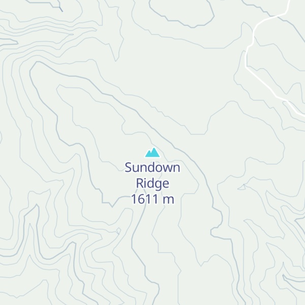 Map of Sundown Ridge