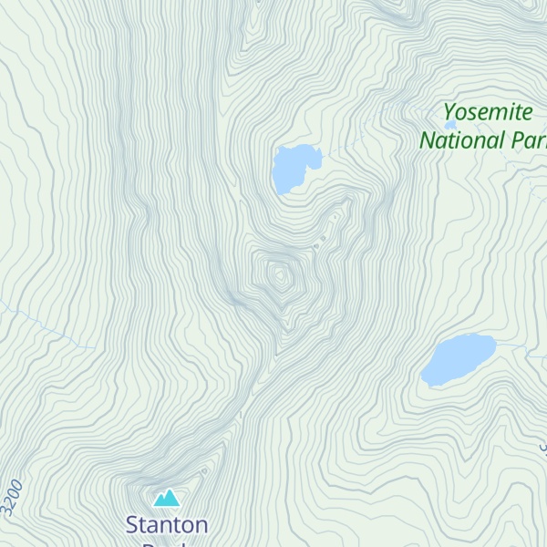 Map of Virginia Peak