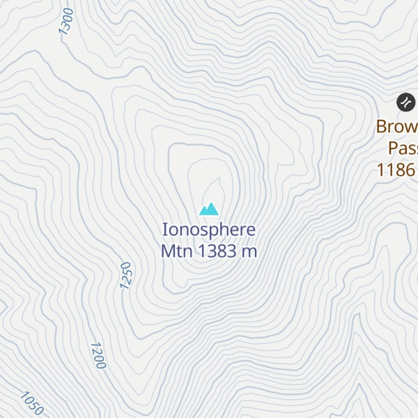 Map of Ionosphere Mtn