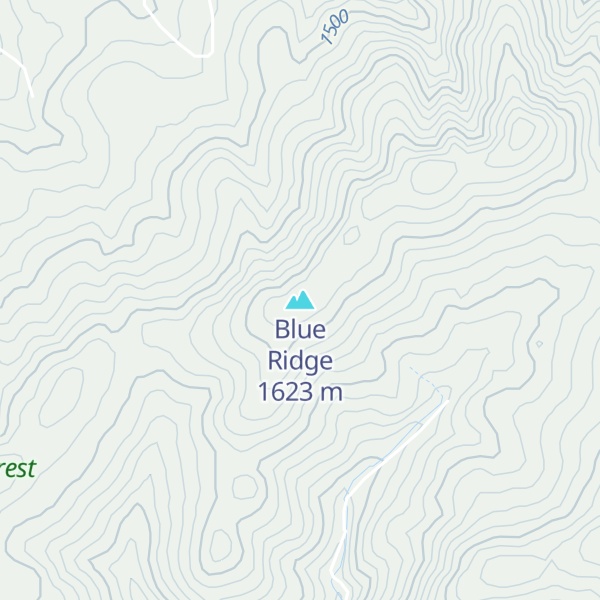 Map of Blue Ridge