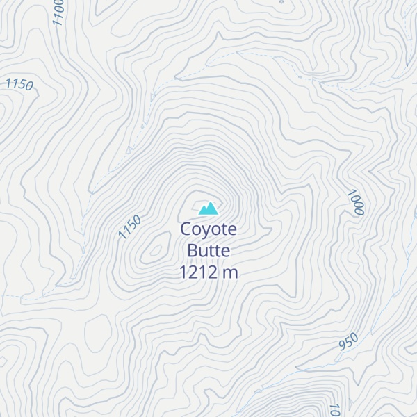 Map of Coyote Butte
