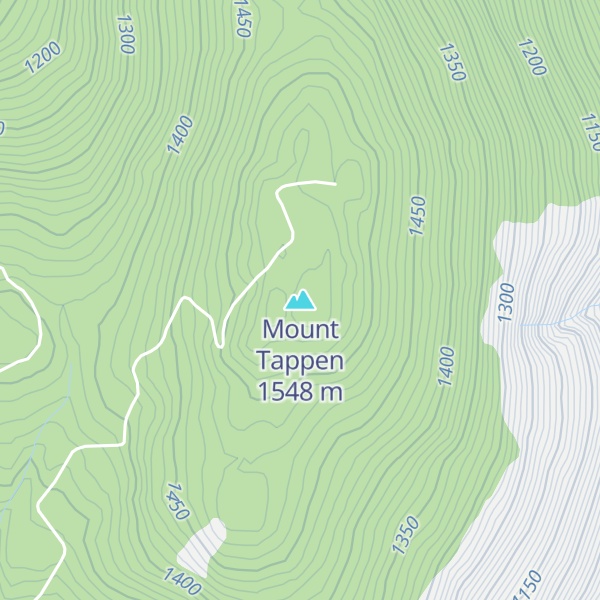 Map of Mount Tappen