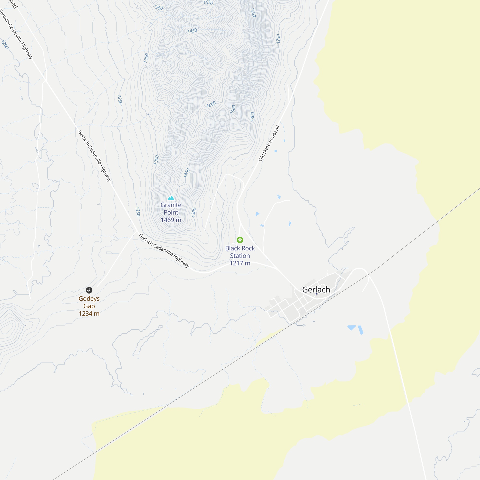Black Rock Station map