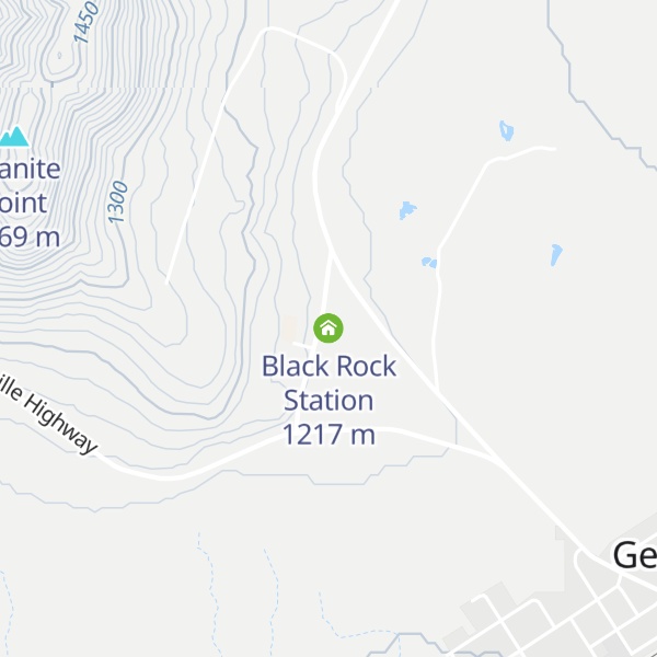 Map of Black Rock Station
