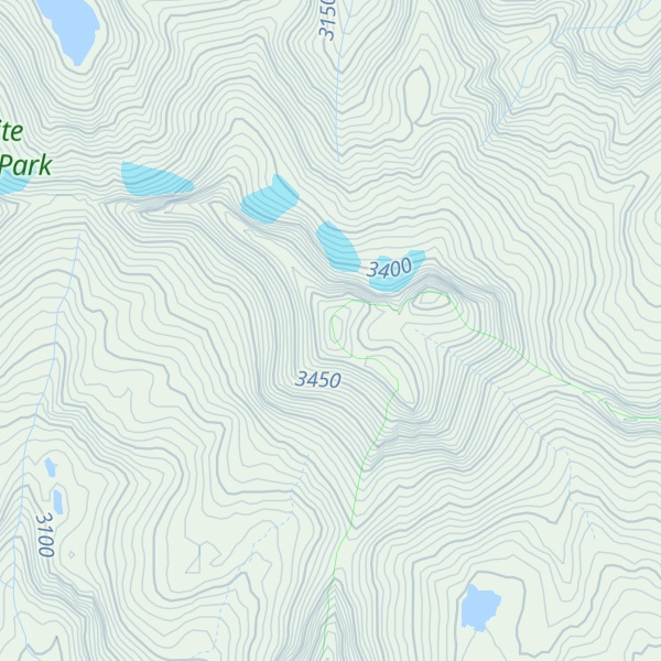Map of Triple Divide Peak