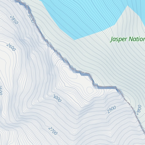 Map of Mount Bess