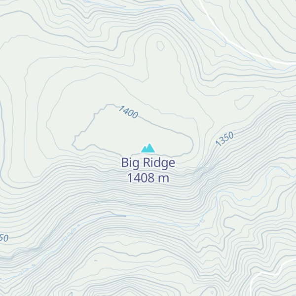 Map of Big Ridge