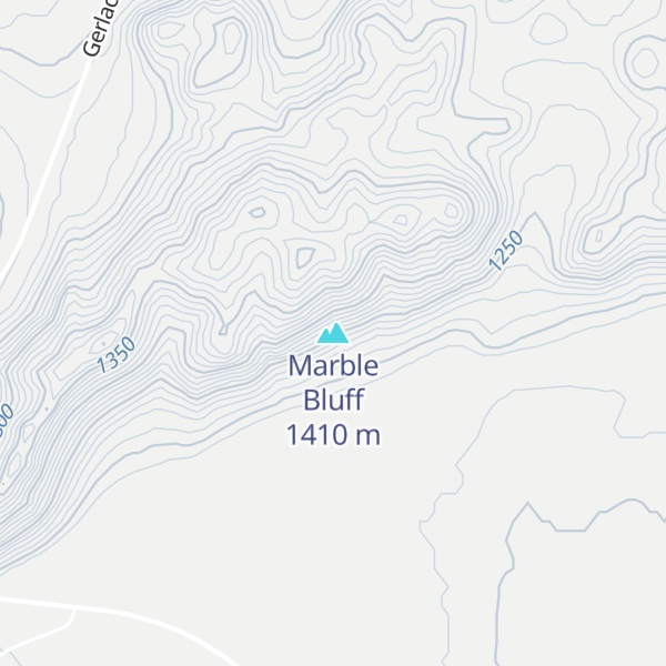 Map of Marble Bluff