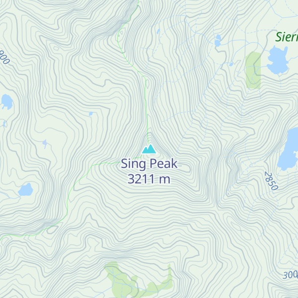 Map of Sing Peak