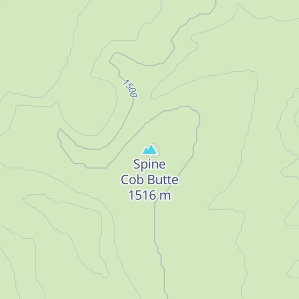 Map of Spine Cob Butte