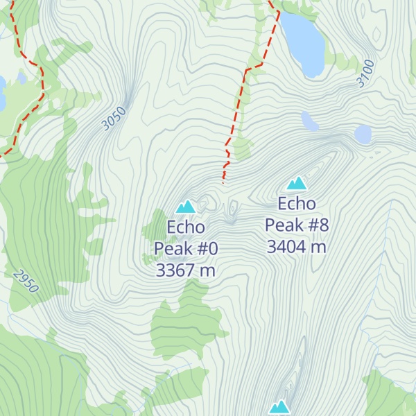 Map of Echo Peak #5