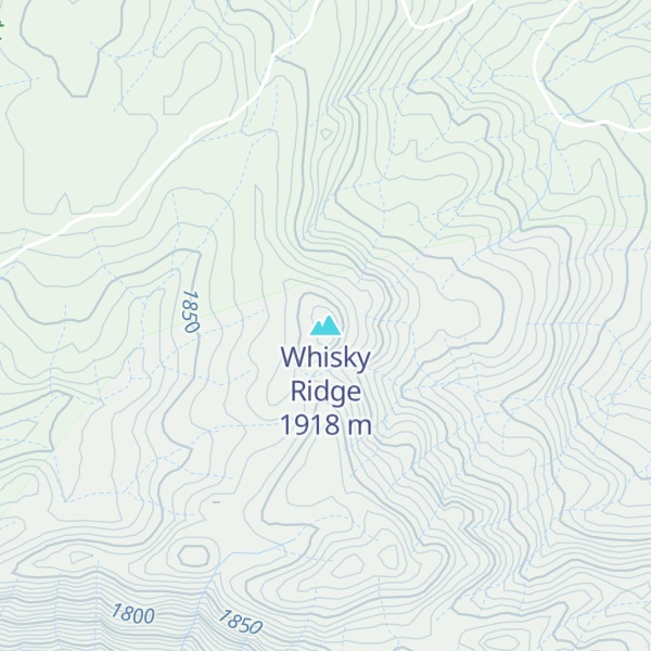 Map of Whisky Ridge