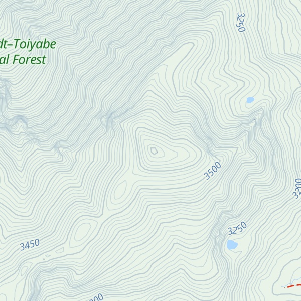 Map of Eagle Peak