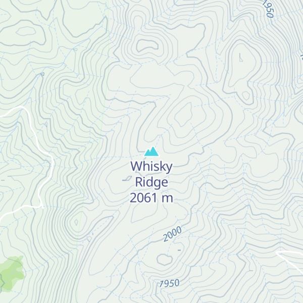 Map of Whisky Ridge