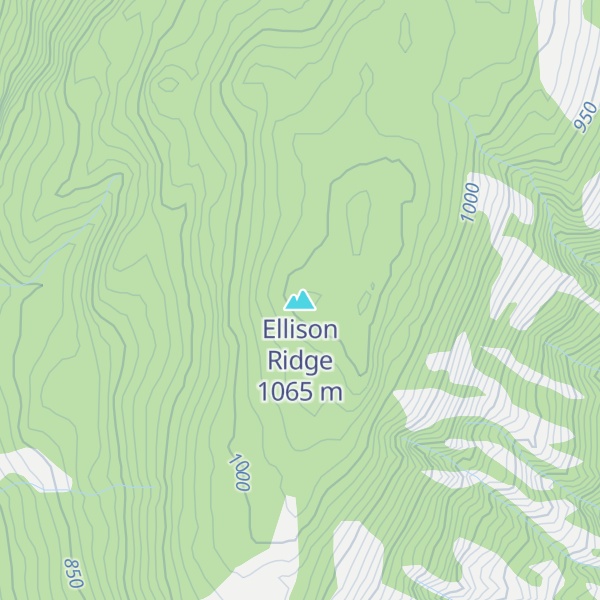 Map of Ellison Ridge