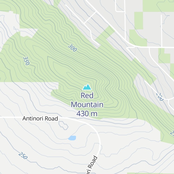 Map of Red Mountain