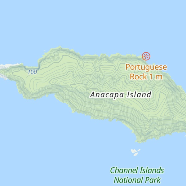 Map of Summit Peak