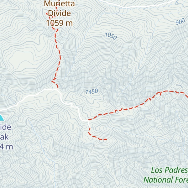 Map of Santa Ynez Mountains (HP)